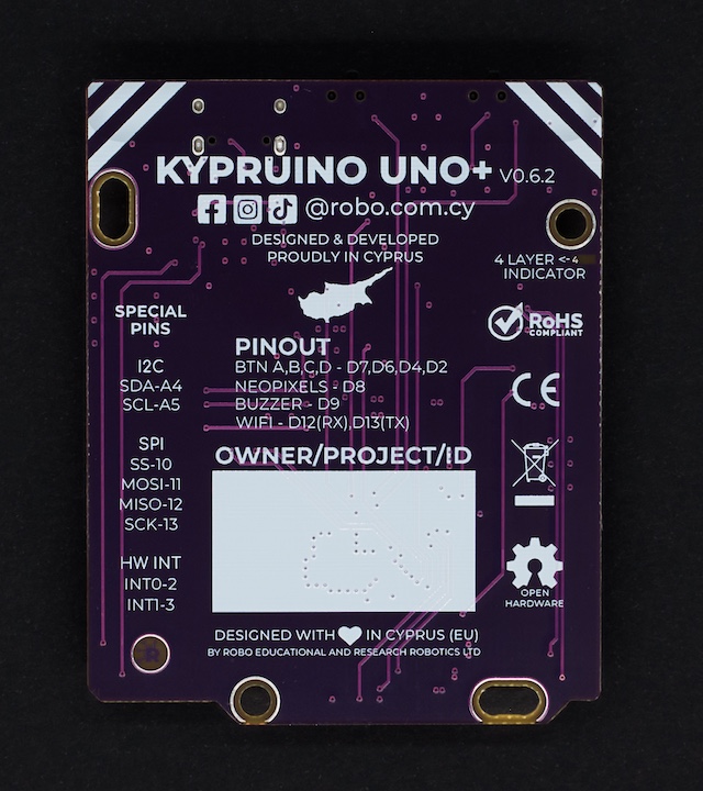 Kypruino UNO+ - Back View